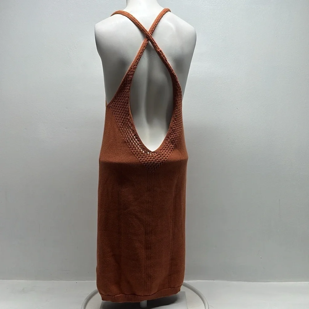 Intimately Free People Knockout Swit Slip Sweater Sleeveless Mini Dress Medium